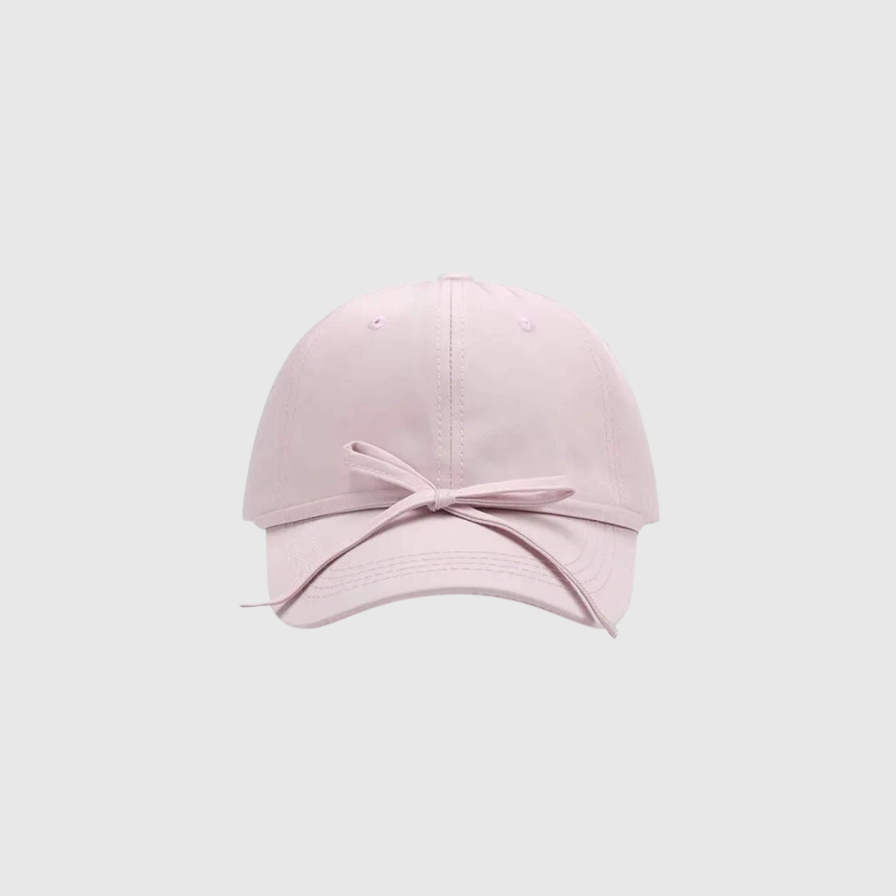 Tied Bow Cotton Baseball Cap