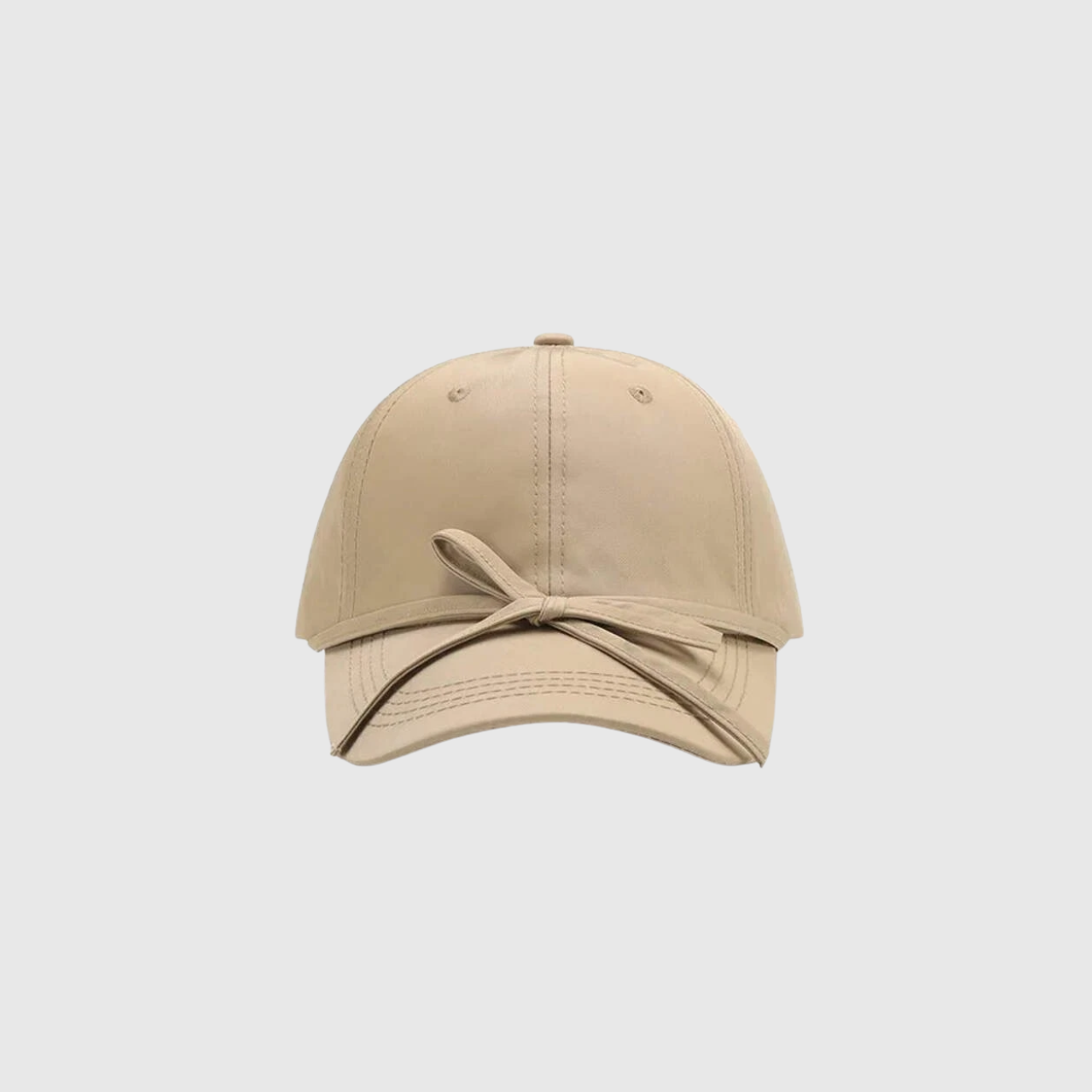 Tied Bow Cotton Baseball Cap