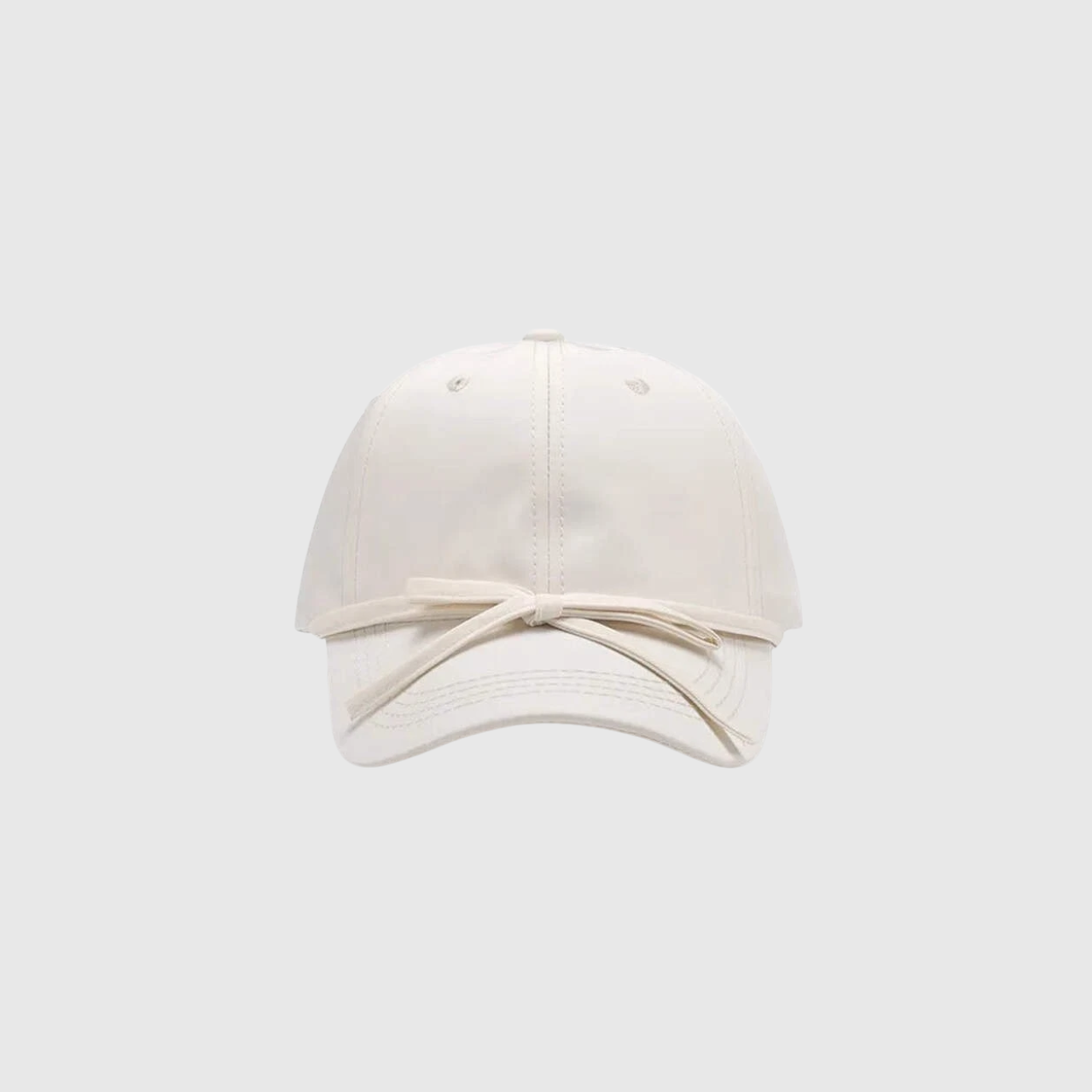 Tied Bow Cotton Baseball Cap