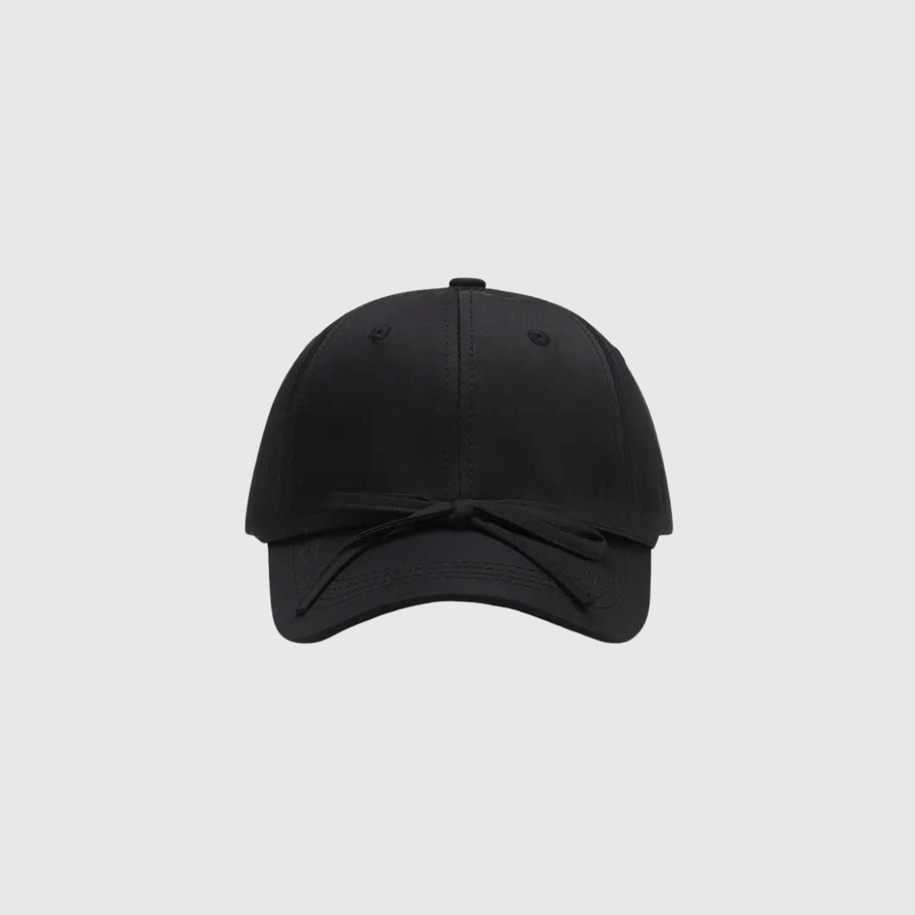 Tied Bow Cotton Baseball Cap